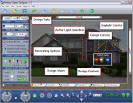 Holiday Lights Designer screenshot